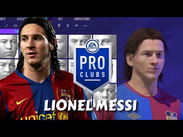 FIFA 21 Lionel Messi 07 Pro Clubs Creation