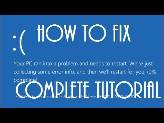 Windows 10 Blue Screen Of Death FIX [Tutorial]