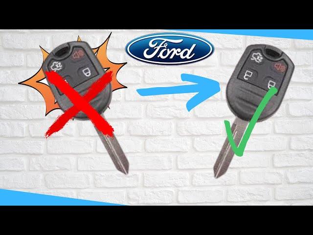 How To Replace Ford Key Plastic? Broken Ford key and how to fix it! Broken Ford Key Case!