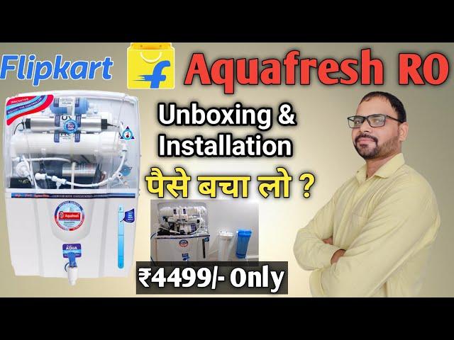 Aquafresh RO water purifier Unboxing Installation Service Best Water purifier Under 5000