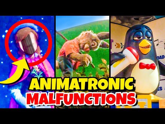 Top 10 Disney Fails & Animatronic Malfunctions Pt 11