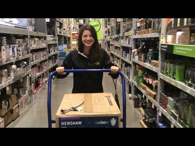 Meet Hannah’s MOM! Shopping during a HURRICANE! Lowe’s and Harbor Freight - flooring and appliances