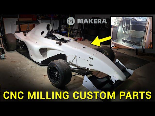 Machining custom race car parts with the Carvera CNC