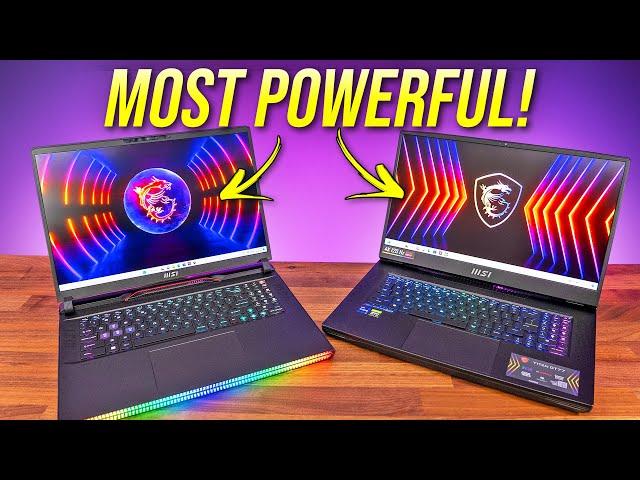 MSI’s 2 Most POWERFUL Gaming Laptops in 2023!