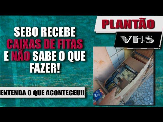 URGENTE!! SEBO NÃO SABE O QUE FAZER COM CAIXAS DE VHS!