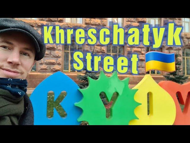 Kyiv Main Street - Ukraine - Walk with me on Khreshchatyk Street - An Englishman in Kiev