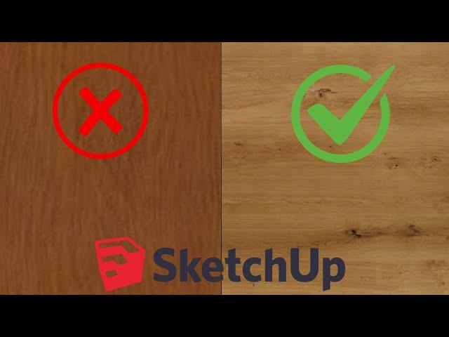 REAL Wood Textures in SketchUp