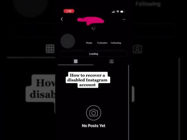 how to recover instagram account #instagram #youtube #accountrecovery #disabled #viralvideo #viral