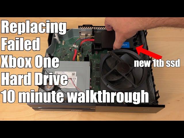 How to Replace Failed Xbox One Hard Drive with SSD