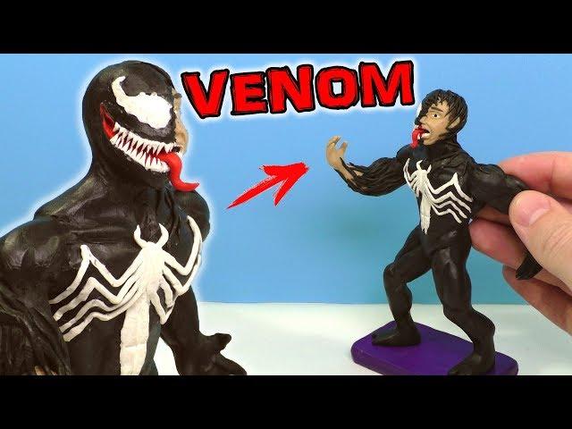 MAKING VENOM IN MODELLING CLAY | Tutorial