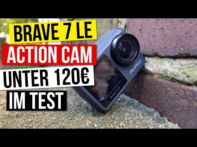 Akaso Brave 7 LE Action Cam unter 150 Euro im Test gegen DJI Osmo mit Action Low Light und EIS