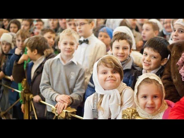 Moscow Patriarchate - Grand Orthodox Children's Divine Liturgy