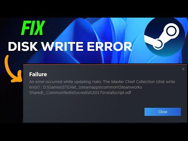 Disk Write Error Steam How to Fix Problem