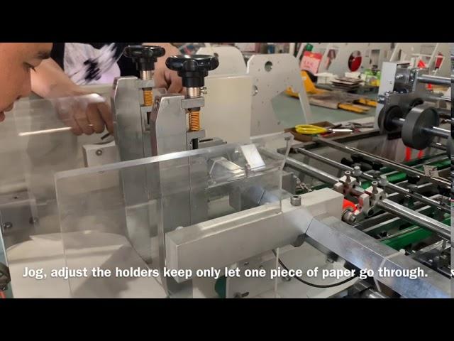 How to Install and Commissioning Burger Box Making Machine/Carton Erecting Machine