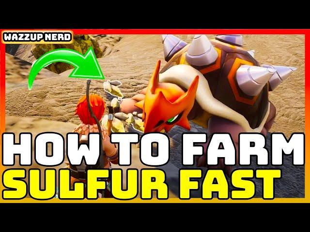 Palworld - How to Get Sulfur Fast - Super Easy Guide