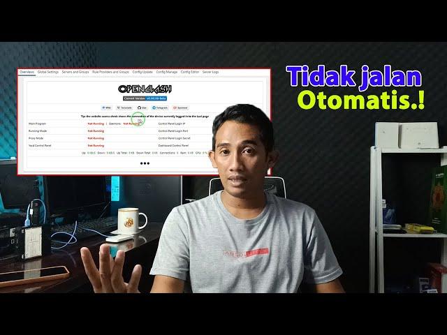 MENGATASI OPENCLASH TIDAK BERJALAN OTOMATIS