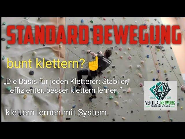 Technik-Tutorial: Bunte Wege durch die Kletterwand #klettertechnik #kletternlernen #standardbewegung