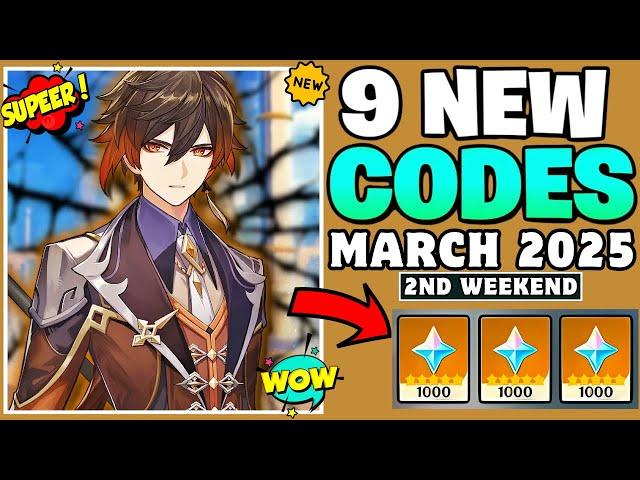 ️WEEKEND CODES️MARCHGENSHIN IMPACT REDEEM CODES MARCH 2025 - GENSHIN IMPACT CODES 2025 - GENSHIN