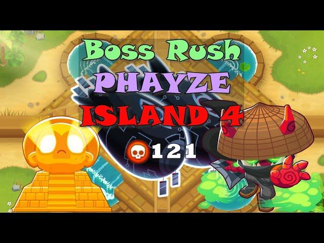 Boss Rush Island 4 | Pops 121 | PHAYZE | BTD6 Boss Tutorial