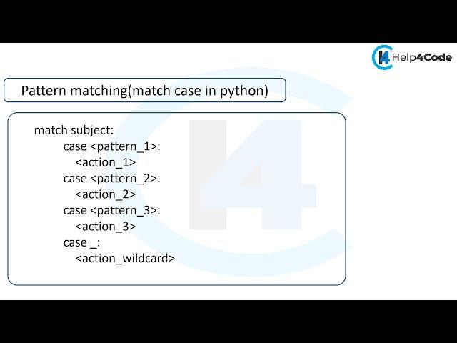 match case in python is a switch case of python | #program #pythonprogramming #coding