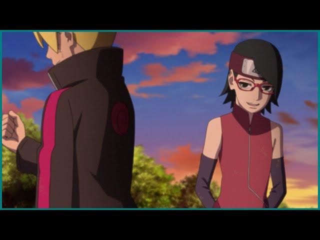 Sarada Flirts with Boruto | Boruto x Sarada Borusara Moments