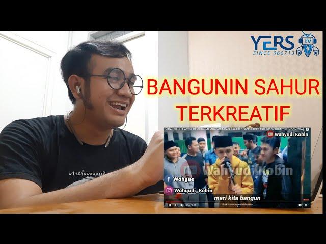 VIRAL !!! PEMUDA ACEH BANGUNIN SAHUR | UNIK DAN KREATIF