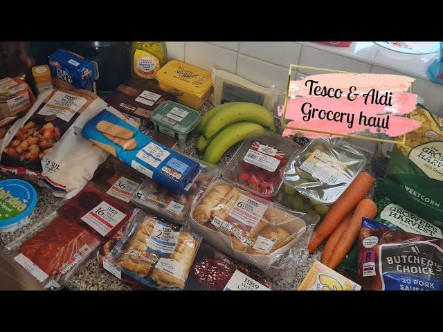 TESCO AND GROCERY HAUL | ON A BUDGET FAMILY SHOP | UK MUM OF TWO