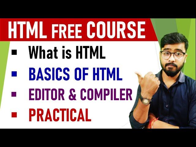 What is HTML? | HTML Course for beginners in [Hindi] | by Rahul Chaudhary