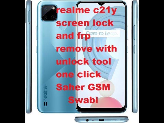 realme c21y screen lock and frp remove with unlock tool one click