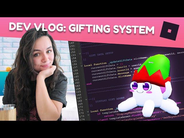 Roblox Holiday Dev Vlog *GIFTING SYSTEM*