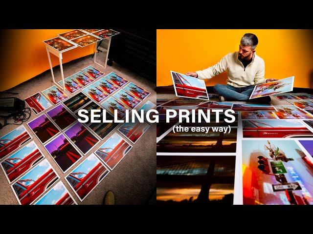 Selling Prints The EASY WAY | How To Drop-Ship Prints (Setup + Passive Income Strategy)