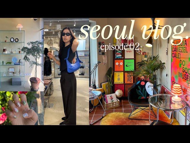 KOREA VLOG EP 02 | shopping in seongsu, aesthetic cafes, local restaurants, museum, nails, fam time