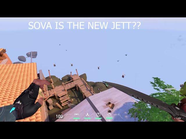 Sova is the new jett? | Sova dart glitch | Flying with recon bolt? | Valorant