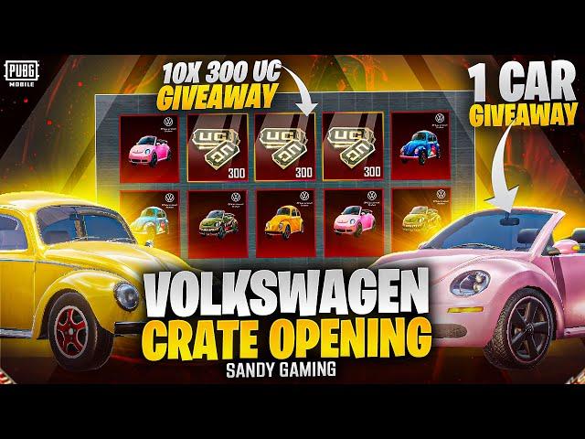 NEW VOLKSWAGEN LUCKY SPIN | 1 VOLKSWAGEN GIVEAWAY & 10 RP | BGMI & PUBG MOBILE