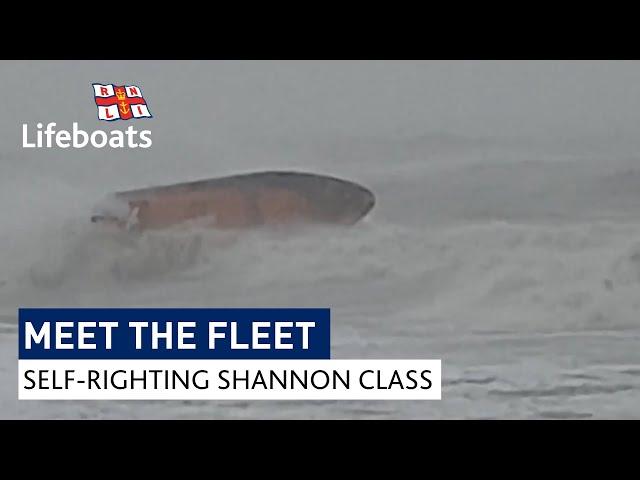 How an RNLI lifeboat self-rights during storm conditions