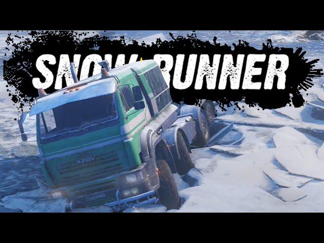 VOLLGAS ÜBER DEN GEFRORENEN SEE! - SNOWRUNNER NEW FRONTIERS UPDATE | Lets Play Snowrunner