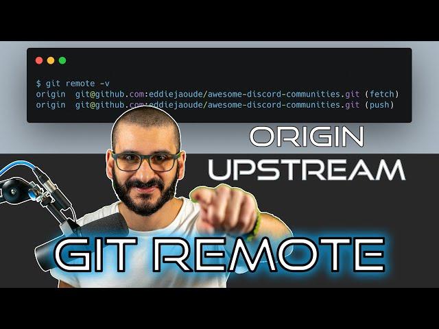 Git remote repository tutorial and with set-url origin upstream example #OpenSource #DevRel