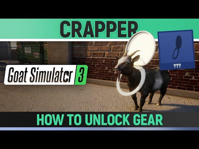 Goat Simulator 3 - Crapper - Goat Gear Pickup Location (Head)