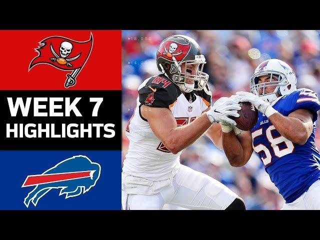 Buccaneers vs. Bills | NFL Week 7 Game Highlights