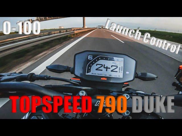 KTM 790 Duke | Topspeed | 0-100