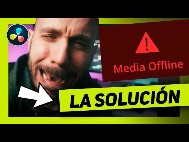 ARCHIVO NO ENCONTRADO  en Davinci Resolve 18 | MEDIA OFFLINE | LA SOLUCIÓN