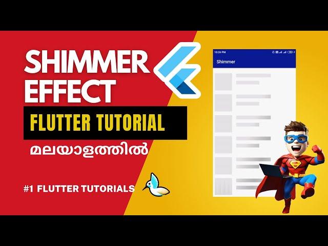 Flutter Shimmer Loading Effect: Enhance User Experience with Animated Placeholder While loading Data