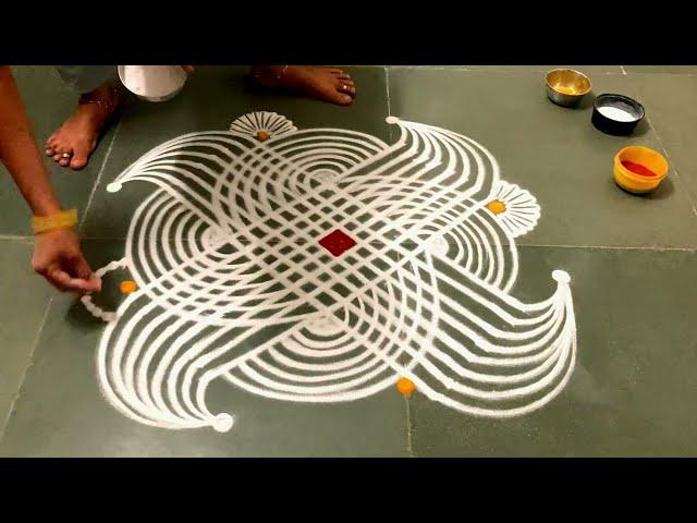 Easy padikolam designs| Simple muggulu designs| easy rangoli designs| Beginners kolam