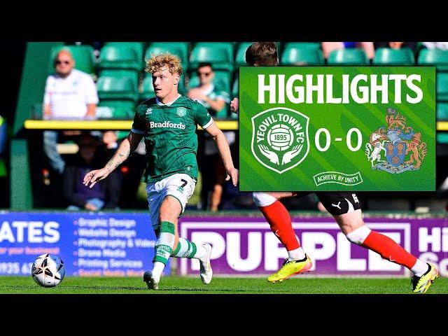 Highlights | Yeovil Town 0-0 Altrincham