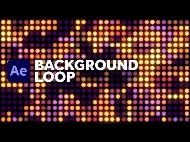 Shiny Background Loop | After Effects Tutorial