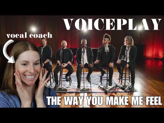 Vocal coach is blown away by Voiceplay- The way you make me feel Michael Jackson