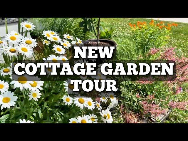 Front Yard Cottage Garden Tour July PA Zone 7A #cottagecore #garden #homesteading #flowergarden