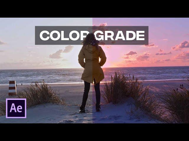 Pro Tip - Cinematic Color Grade in After Effects - After Effects Tutorial