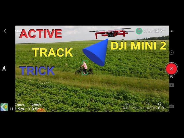 DJI MINI 2 - ACTIVE TRACK TRICK - So verfolgt dich Deine Mini 2 !