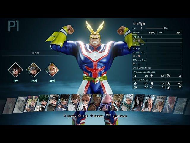 Jump Force All Characters (Including DLC) [PS4]